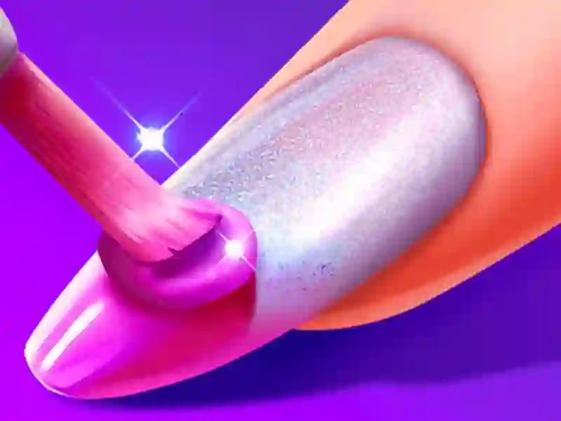 Jwèt Girls Nail Salon sou entènèt