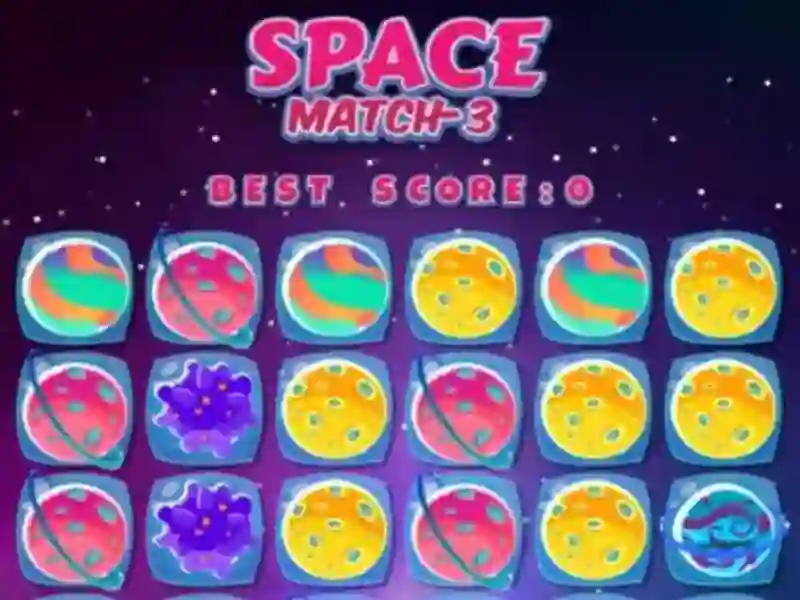 Jwèt Space Match3 sou entènèt