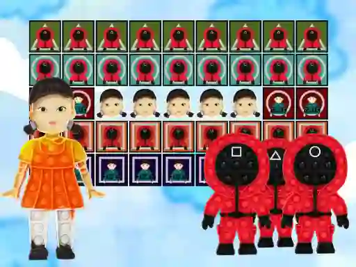 Jwèt Squid doll Shooter Game sou entènèt