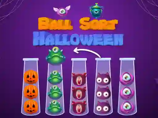 Jwèt Ball Sort Halloween sou entènèt