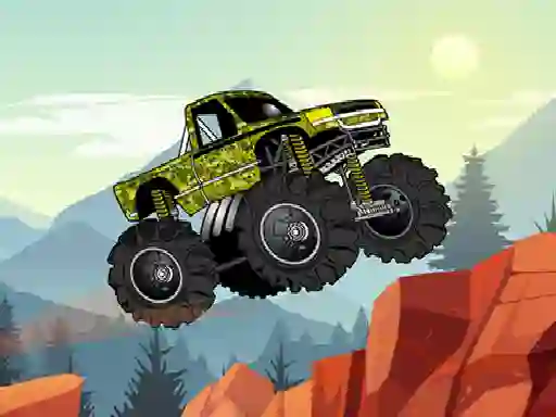 Jwèt Monster Truck 2D sou entènèt