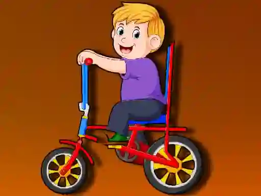Jwèt Cartoon Bike Jigsaw sou entènèt