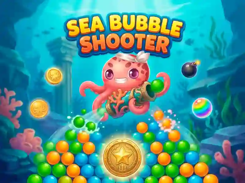 Jwèt Sea Bubble Shooter sou entènèt