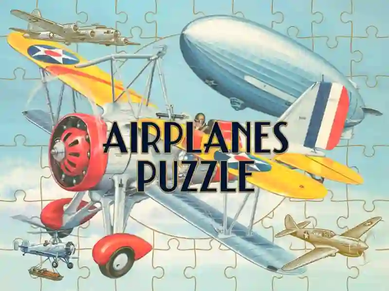 Jwèt Airplanes Puzzle sou entènèt