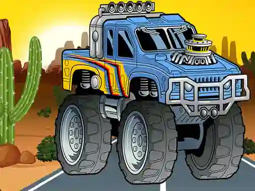 Jwèt Crazy Monster Truck sou entènèt