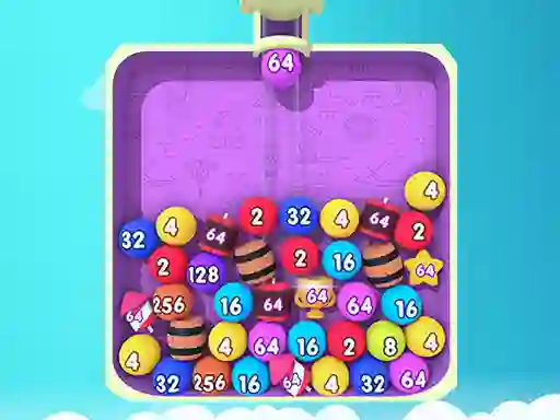Jwèt Bubble Merge 2048 sou entènèt