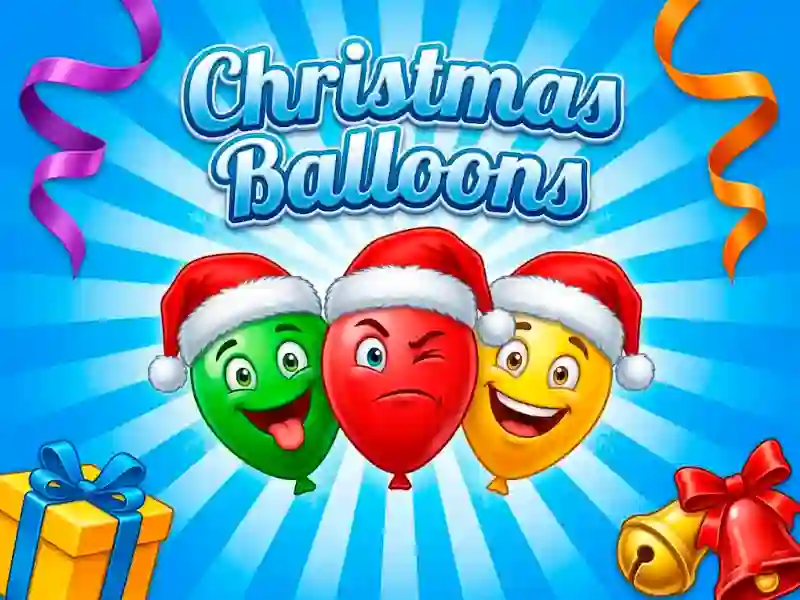 Jwèt Christmas Balloons sou entènèt