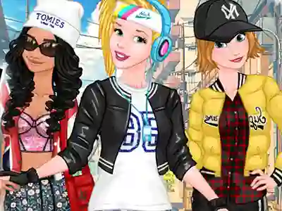 Jwèt Princesses Sporty & Funky Day sou entènèt