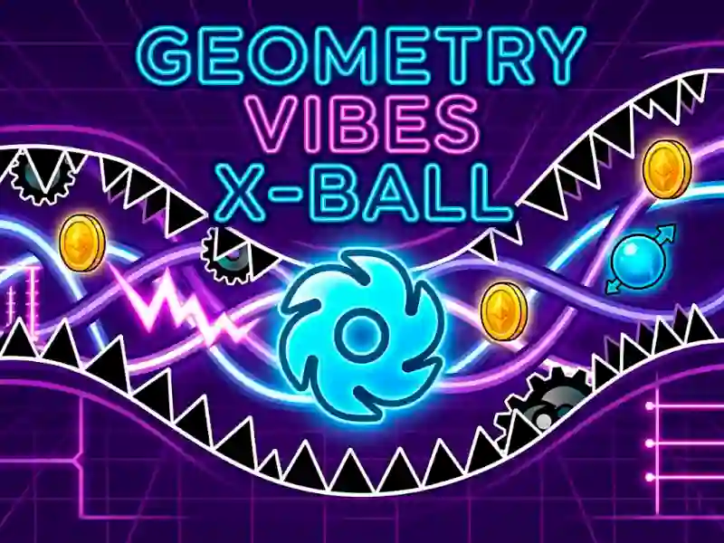 Jwèt Geometry Vibes X-Ball sou entènèt