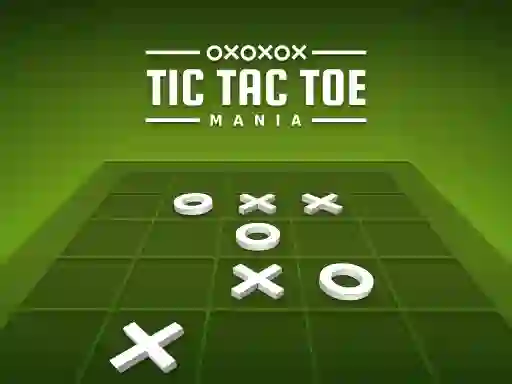 Jwèt Tic tac toe mania sou entènèt
