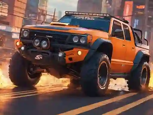 Jwèt 4x4 Offroader sou entènèt