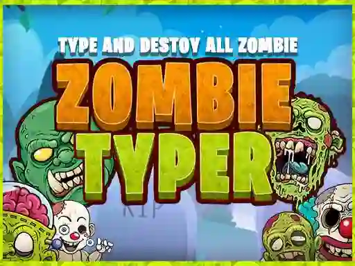 Jwèt Zombie Typer sou entènèt