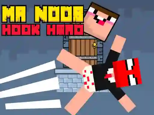 Jwèt Mr Noob Hook Hero sou entènèt
