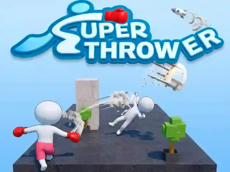 Jwèt Super Thrower sou entènèt