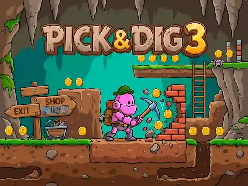 Jwèt Pick & Dig 3 sou entènèt