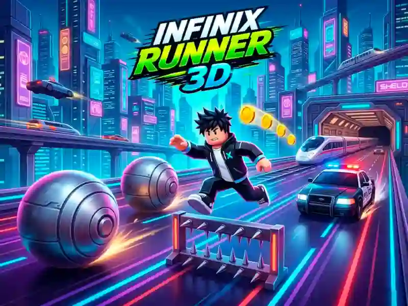 Jwèt Infinix Runner 3D sou entènèt