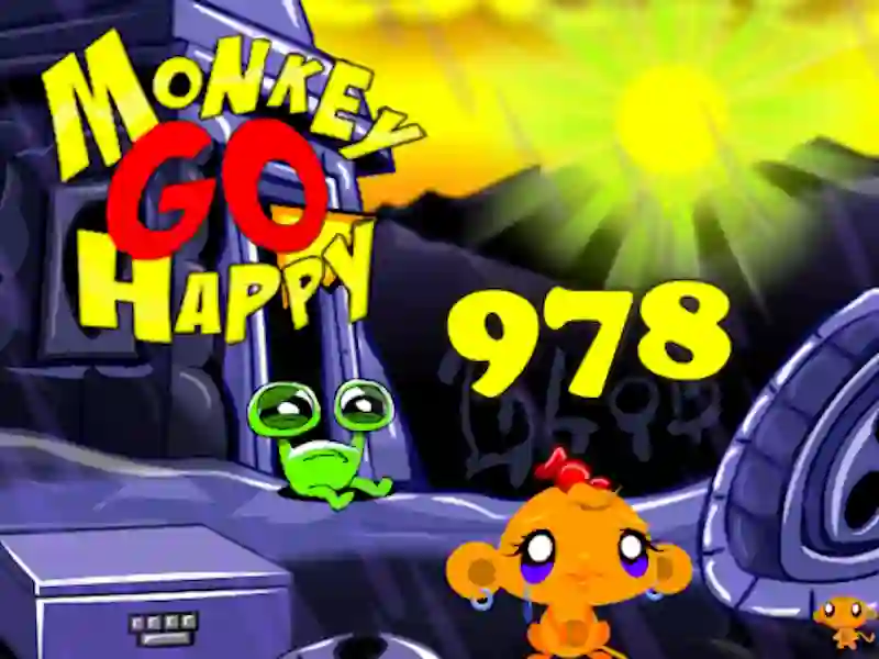 Jwèt Monkey Go Happy 978 sou entènèt