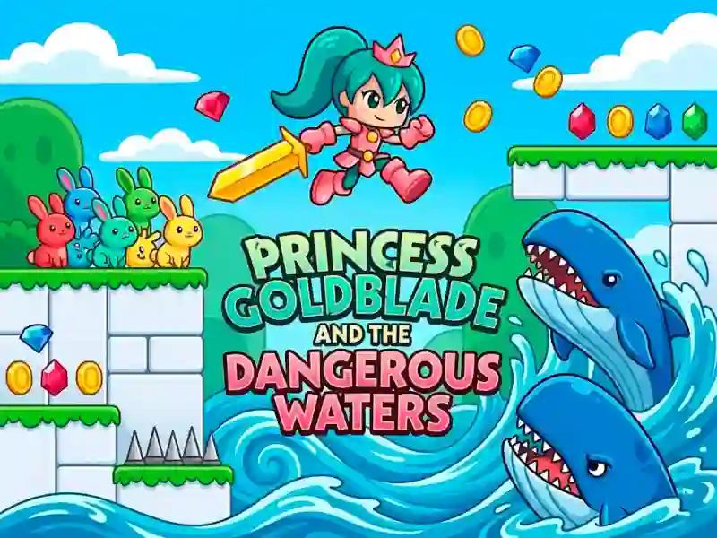 Jwèt Princess Goldblade and the Dangerous Waters sou entènèt