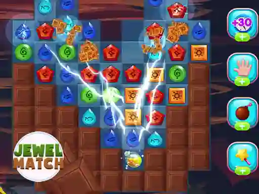 Jwèt Match Jewel sou entènèt