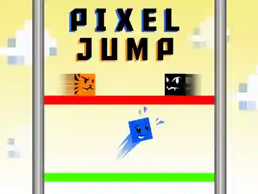Jwèt Pixel Jump sou entènèt