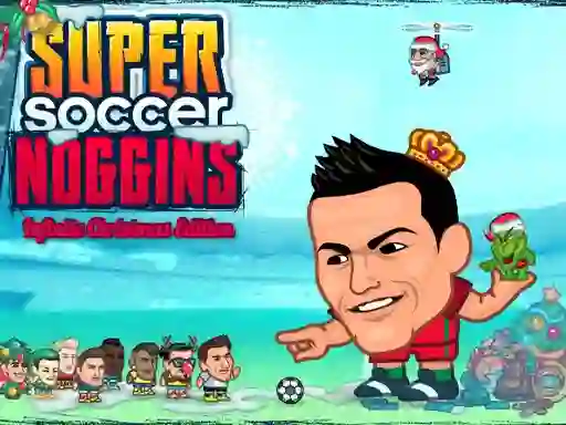 Jwèt Super Soccer Noggins Xmas Edition sou entènèt