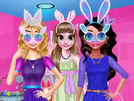 Jwèt Funny Easter Girls sou entènèt