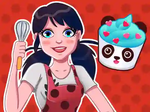 Jwèt Miraculous Cupcake maker sou entènèt