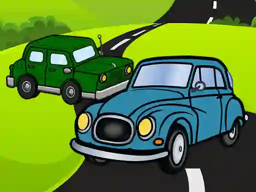 Jwèt Cartoon Car Jigsaw sou entènèt
