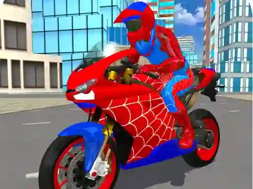 Jwèt Hero Stunt Spider Bike Simulator 3d 2 sou entènèt