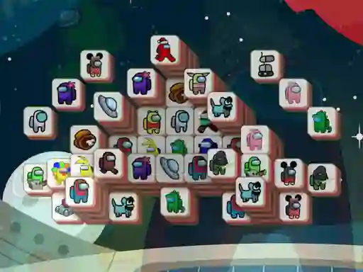 Jwèt Among Mahjong Tiles sou entènèt