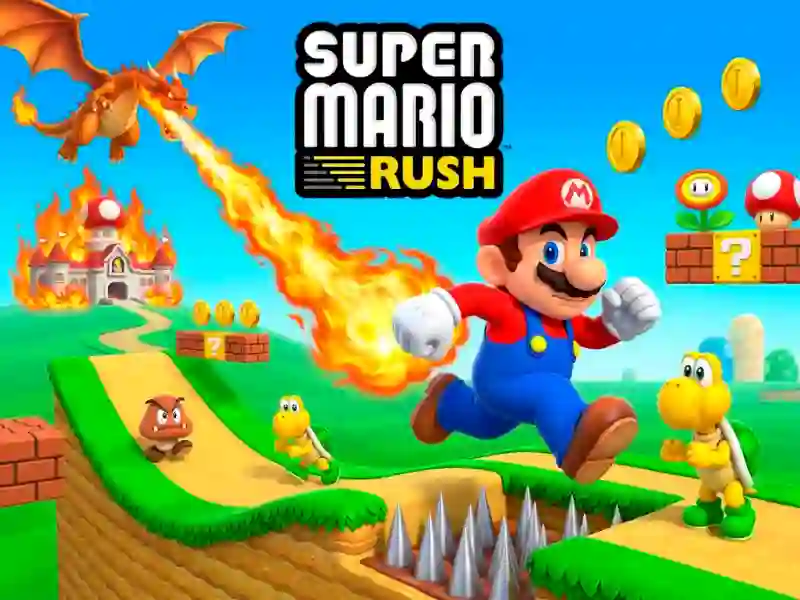 Jwèt Super Mario Rush sou entènèt
