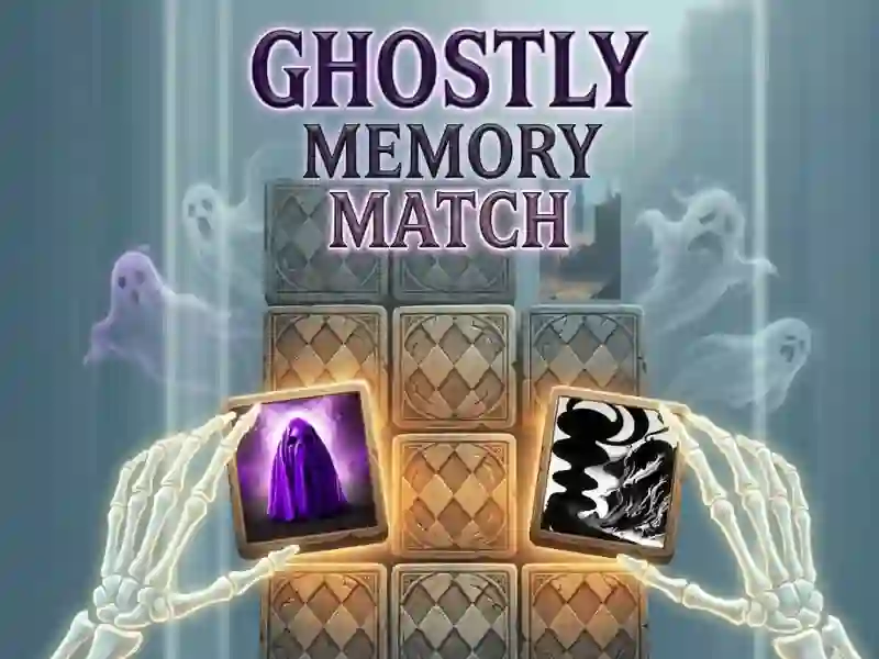 Jwèt Ghosts Memory Match sou entènèt