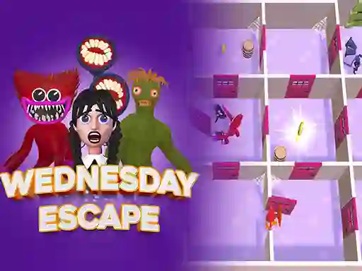 Jwèt Escape Wednesday sou entènèt