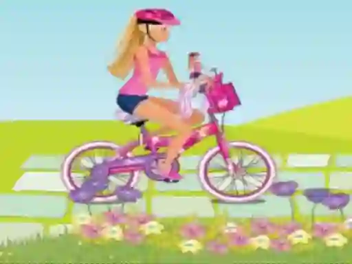 Jwèt BARBIE RIDES A BIKE sou entènèt