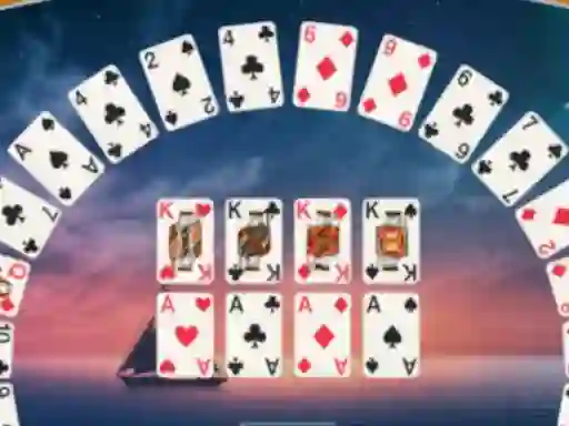Jwèt Crescent Solitaire sou entènèt