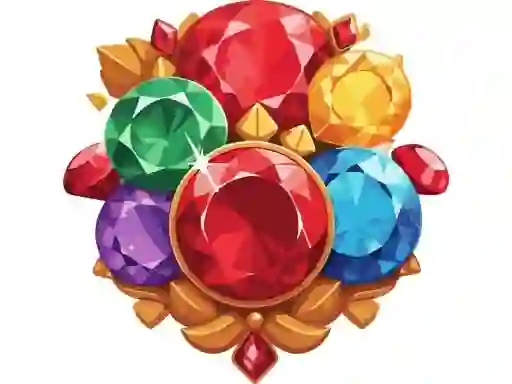 Jwèt Falling Gem sou entènèt