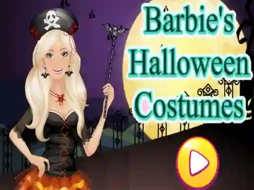 Jwèt Barbie Halloween Costumes sou entènèt
