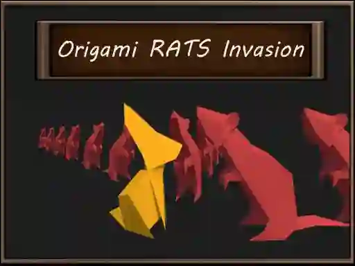 Jwèt Origami Rats Invasion sou entènèt