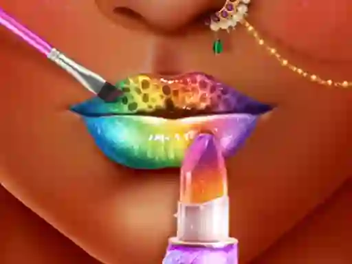Jwèt Princess Lip Art Salon sou entènèt