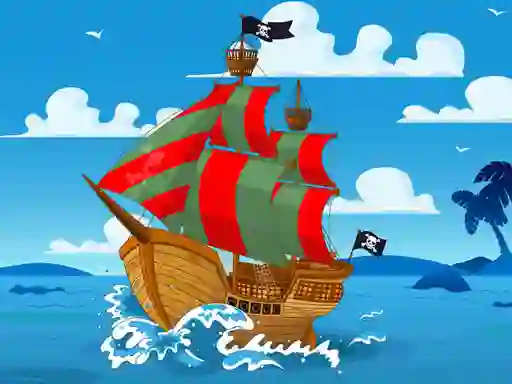 Jwèt Pirate Ships Hidden sou entènèt
