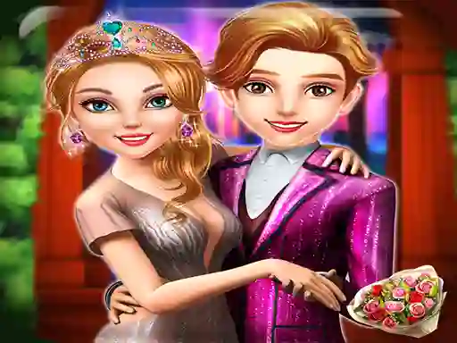 Jwèt Prom Queen Dress Up Halloween sou entènèt