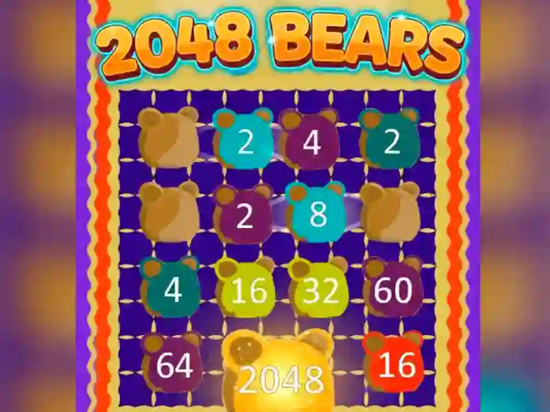 Jwèt 2048 Bears sou entènèt