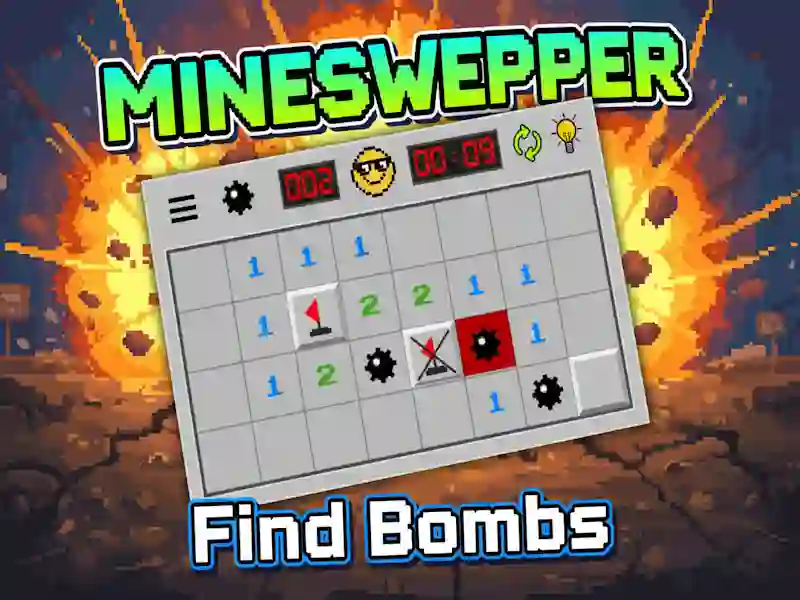 Jwèt Minesweeper - Find Bombs sou entènèt
