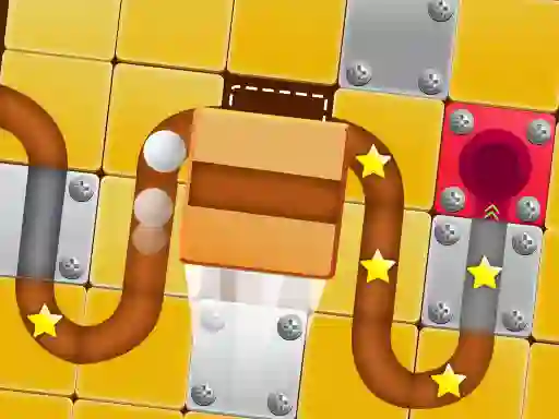 Jwèt Unblock Ball Slide Puzzle sou entènèt