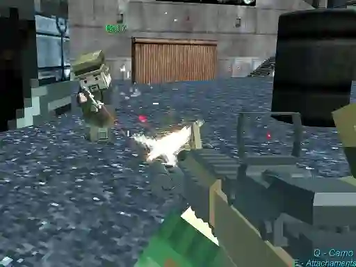 Jwèt Pixel Gungame Arena Prison Multiplayer sou entènèt