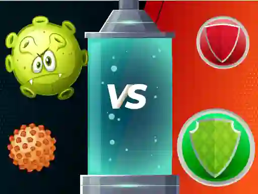 Jwèt Virus Fight sou entènèt
