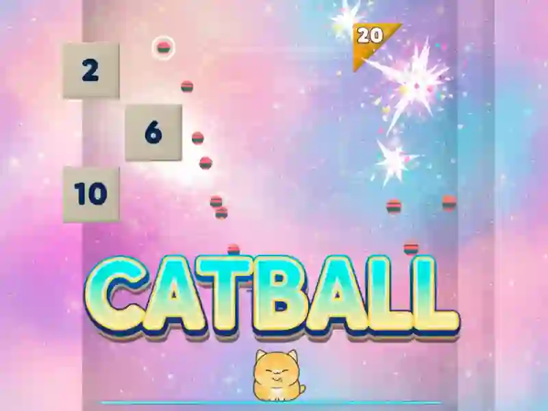 Jwèt Cat Ball sou entènèt
