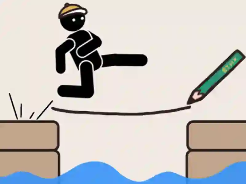 Jwèt Draw Two Save: Save the man sou entènèt