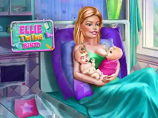 Jwèt Ellie Twins Birth sou entènèt