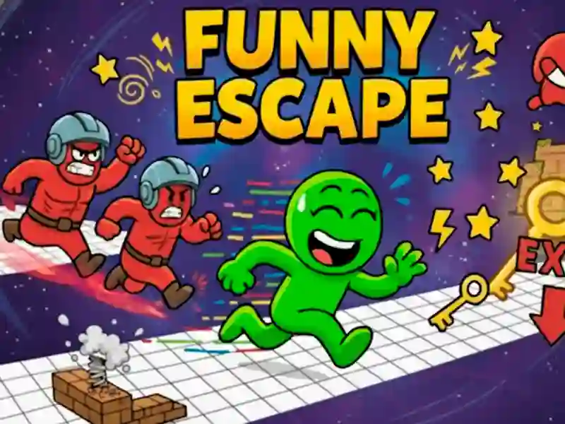 Jwèt Funny Escape sou entènèt